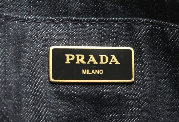 21731557 8 Prada Mini Canapa Tote Bag Denim Black