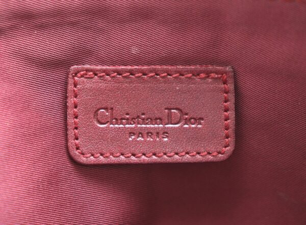 21741213 8 Christian Dior Trotter Saddle Bag Semi Shoulder Leather Bordeaux