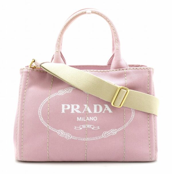 21741815 Prada CANAPA Tote Bag Pink