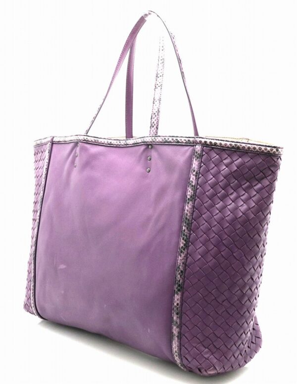 21741832 1 Bottega Veneta Intrecciato Napa Leather Ayers Shoulder Bag Purple