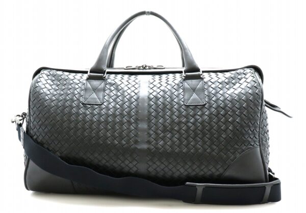 21741840 Bottega Veneta Intrecciato Bag Travel Bag Shoulder Black