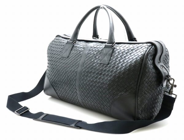 21741840 1 Bottega Veneta Intrecciato Bag Travel Bag Shoulder Black