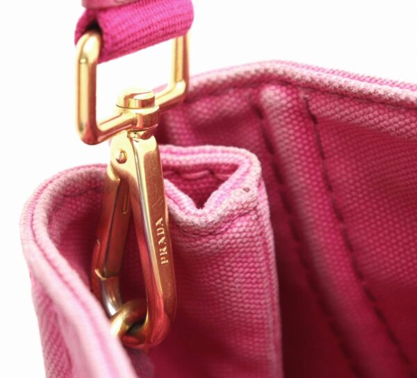 21742331 6 Prada Mini Canapa Tote Bag Pink