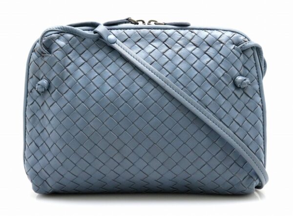 21751023 Bottega Veneta Shoulder Bag Crossbody Nappa Leather Blue