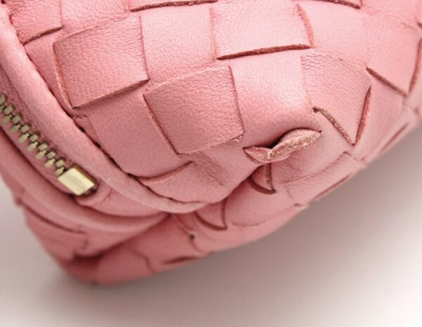 21760543 2 Bottega Veneta Intrecciato Pouch Cosmetic Pouch Accessory Case Pink