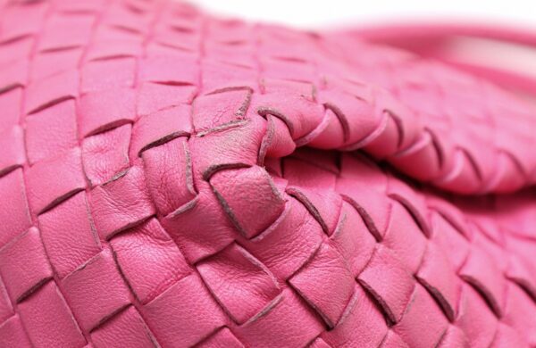 21760649 2 Bottega Veneta Intrecciato Handbag Leather Shocking Pink