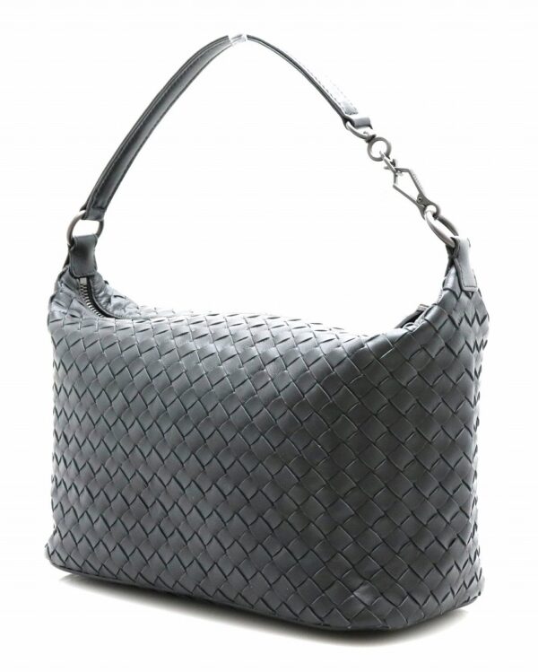 21761805 1 Bottega Veneta Intrecciato Handbag Leather Black