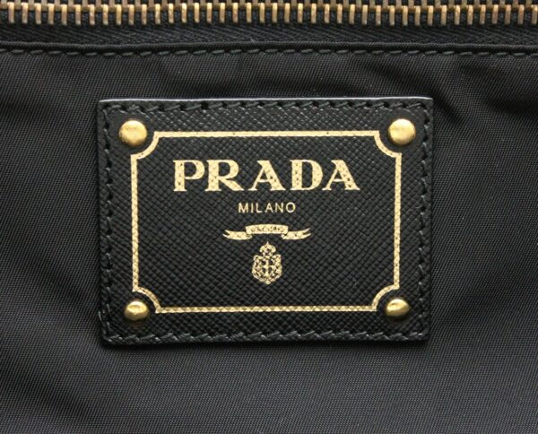 21770253 8 Prada Tessuto Nylon Shoulder Bag Black