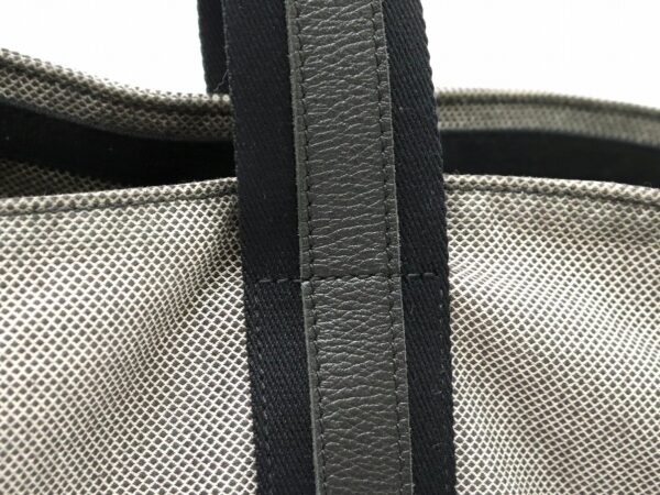 21790303 6 Bottega Veneta Canvas Tote Shoulder Tote Black Gray