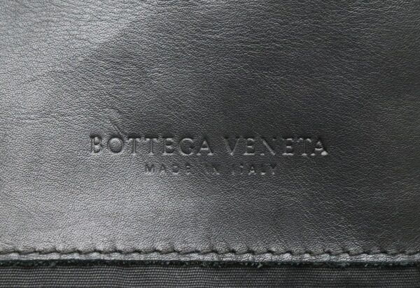 21790806 8 Bottega Veneta Intrecciato Messenger Bag Shoulder Bag Leather Black