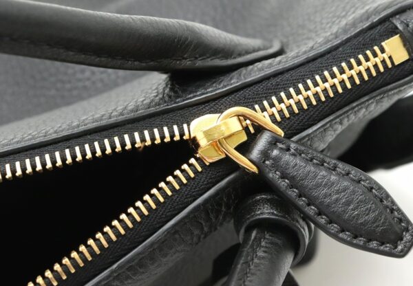 21791303 5 Prada Handbag 2WAY Shoulder Bag Leather Nero Black