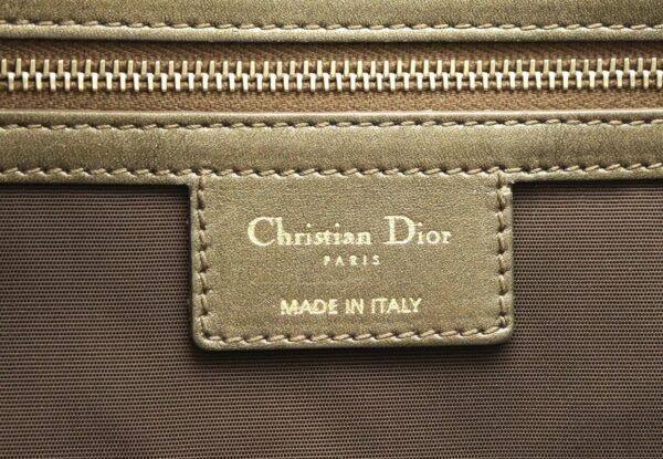 21800268 8 Christian Dior Lady Dior Panarea Charm Tote Bag Leather Khaki Brown