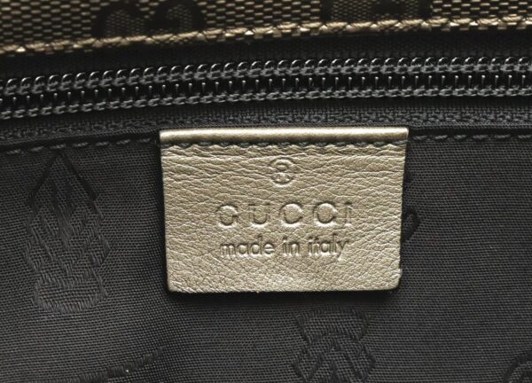 21800695 8 Gucci GG Implement Leather Messenger Crossbody Bag Khaki