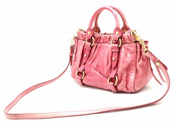 21800880 1 Miu Miu Shoulder Bag Leather Pink