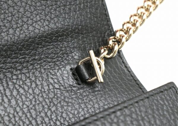 21810164 6 GUCCI Gucci Interlocking G Logo Chain Wallet Black