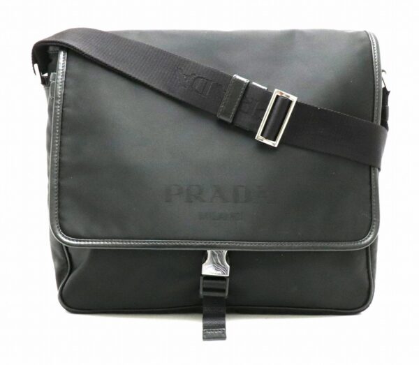 21810275 Prada Nylon Shoulder Bag Messenger Bag Crossbody Nero Black