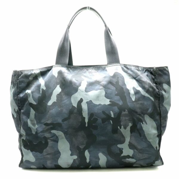 21811290 Prada Tote Bag Shoulder Bag Camouflage Nylon Leather Green