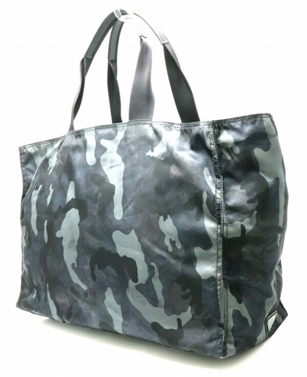 21811290 1 Prada Tote Bag Shoulder Bag Camouflage Nylon Leather Green