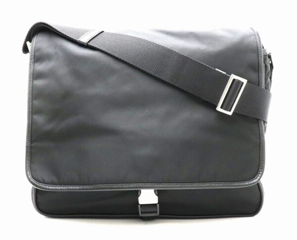 21821173 Prada Nylon Shoulder Bag Messenger Bag Crossbody Nero Black