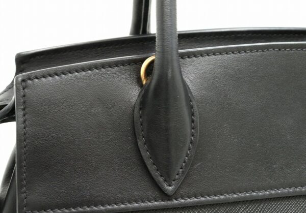 21850209 6 Prada Esplanade Tote Bag Handbag 2WAY Shoulder Bag Saffiano Leather Black