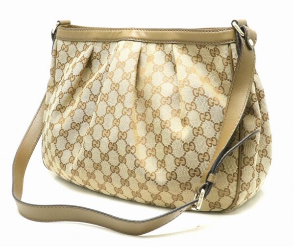 21850267 1 Gucci Sookie GG Crossbody Shoulder Bag Khaki Beige