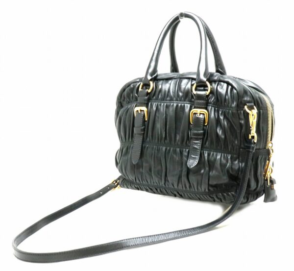 21860223 1 Prada Handbag 2WAY Shoulder Bag Nappa Leather Nero Black