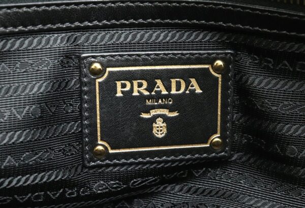 21860223 8 Prada Handbag 2WAY Shoulder Bag Nappa Leather Nero Black