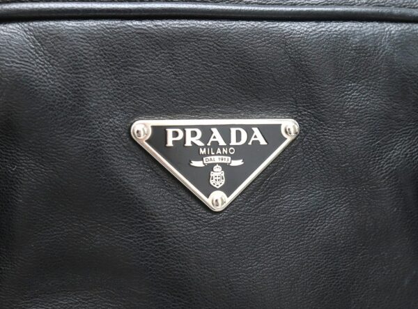 21870740 7 Prada Nappa Leather Tote Bag Shoulder Bag Briefcase Black