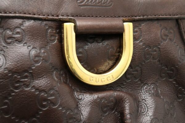 21880881 8 Gucci Guccisima Leather Crossbody Shoulder Bag Brown