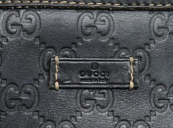 21890462 8 Gucci Guccisima Leather Shoulder Bag Dark Navy