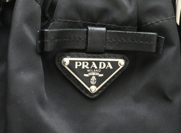 21890676 7 Prada Tote Bag Shoulder Bag Nylon Leather Nero Black