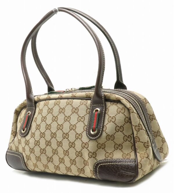 21891265 1 Gucci Princy GG Ribbon Mini Handbag Khaki Beige Brown