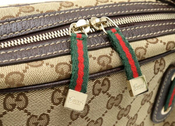 21891265 5 Gucci Princy GG Ribbon Mini Handbag Khaki Beige Brown