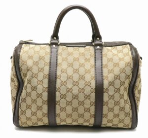 21891376 Gucci Leather Tote Bag Ivory