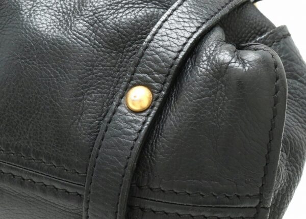 21900175 2 Miu Miu Tote Bag Leather Black