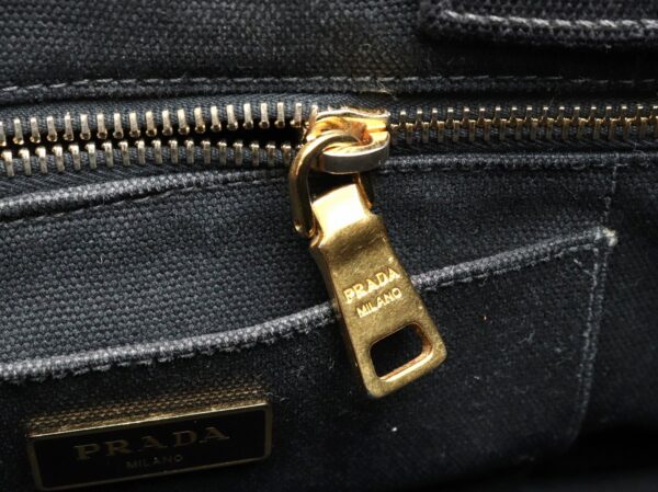 21900701 5 Prada Canapa Mini Tote Bag Handbag Black