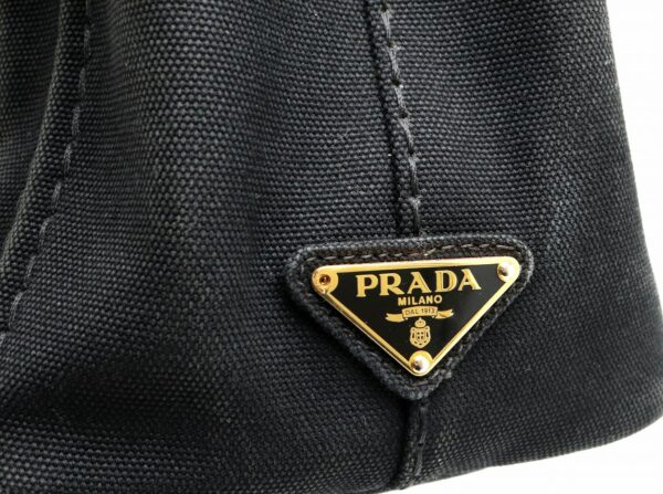 21900701 8 Prada Canapa Mini Tote Bag Handbag Black