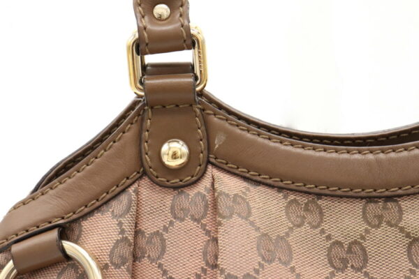 21910433 2 Gucci Sookie Guccisima Leather Tote Shoulder Bag Brown