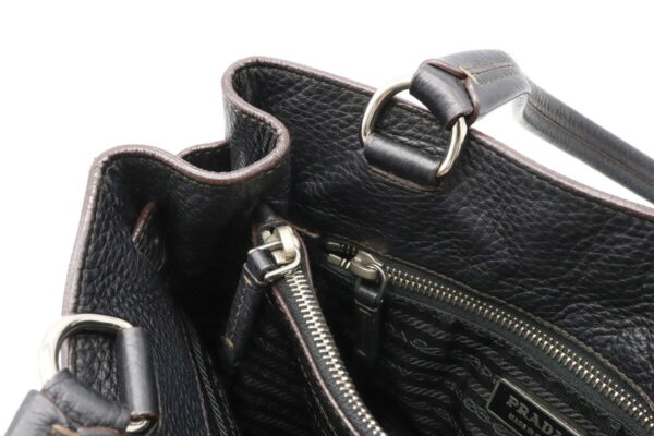 21920797 5 Prada Tote Bag Shoulder Bag Leather Black