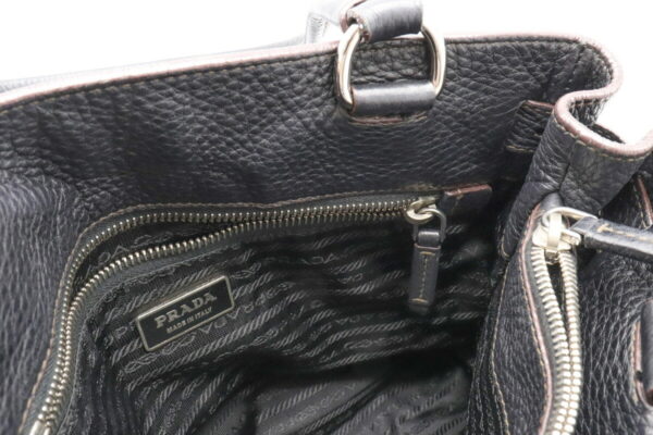 21920797 6 Prada Tote Bag Shoulder Bag Leather Black