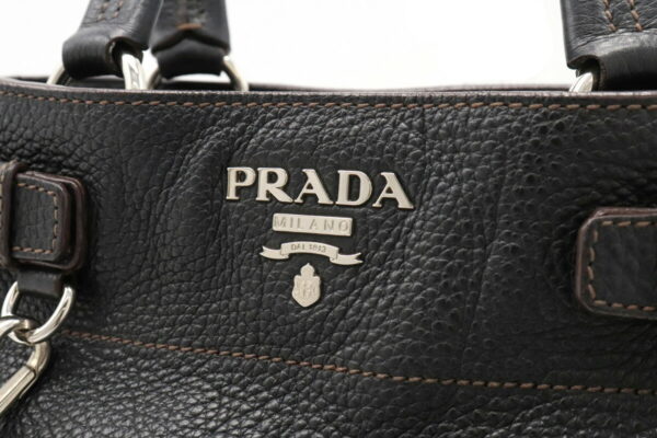 21920797 8 Prada Tote Bag Shoulder Bag Leather Black