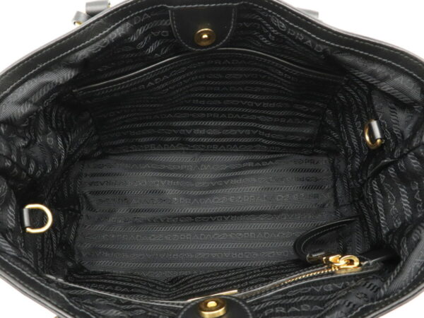 21940618 5 Prada Handbag Shoulder Bag 2WAY Nylon Leather Nero Black