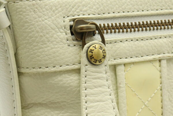 21990135 4 Burberry Nova Check Crossbody Bag Enamel Leather White