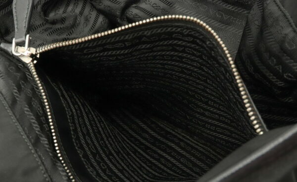 21990536 5 Prada Pistol Motif Tote Bag Nylon Black