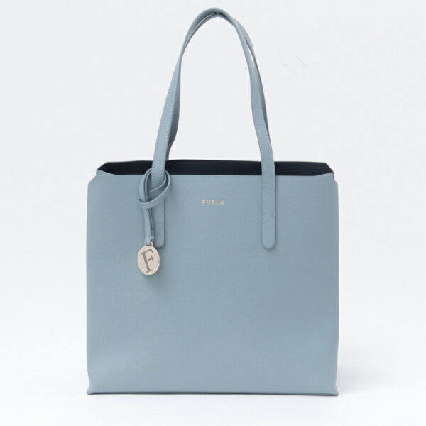 21fr007btq 001 Furla Sally M Tote Bag Leather Blue