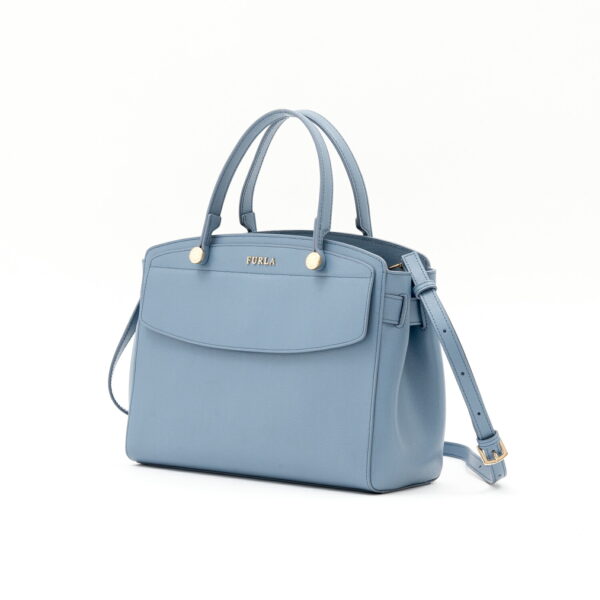 21fr016btq 001 Furla Stella M Handbag Leather Blue