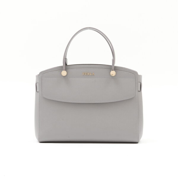 21fr019btq 002 Furla Stella M Handbag Leather Smoky Gray