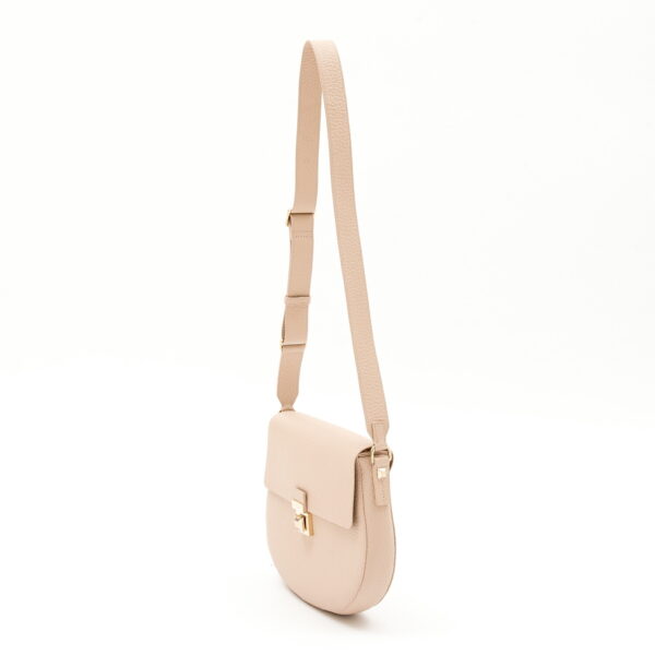 21fr042btq 002 Furla Glen Shoulder Bag Leather Beige