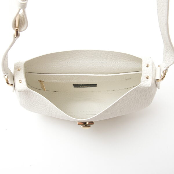 21fr043btq 004 Furla Glen Shoulder Bag Leather White