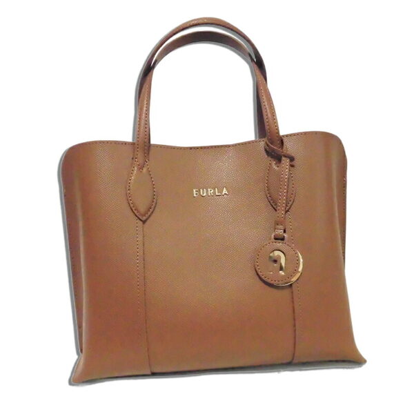 21fr058btq 002 Furla Vittoria M Tote Bag Leather Brown